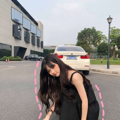 qq头像女生动漫剪刀手图片
