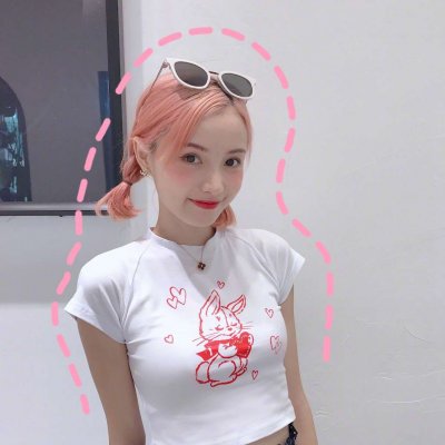 qq头像女生动漫剪刀手图片