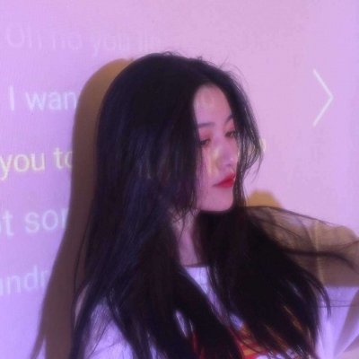 动漫女生头像闺蜜黑白图片