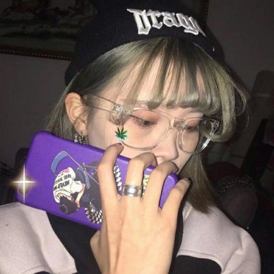 动漫女生头像闺蜜黑白图片