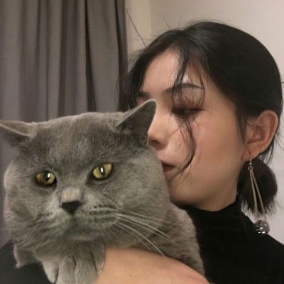 文艺头像女生复古手绘图片