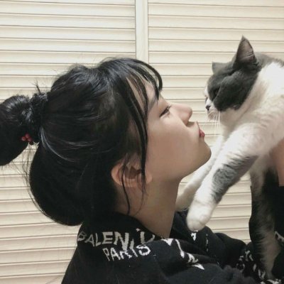 文艺头像女生复古手绘图片