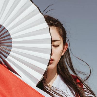 女生头像单人头像炫彩图片
