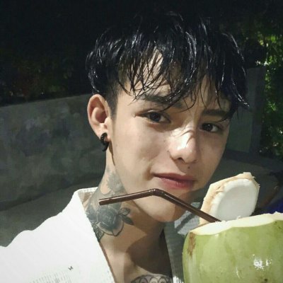 微信扣扣动画头像男生背影图片