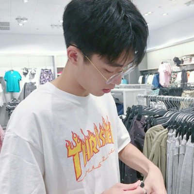 微信扣扣动画头像男生背影图片