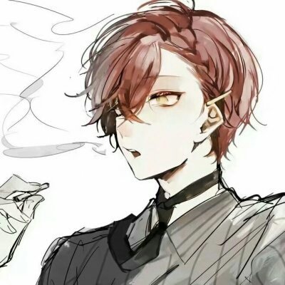 暗黑男生头像帅气图片