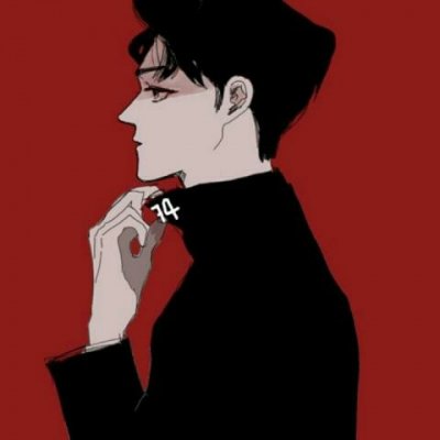 暗黑男生头像帅气图片
