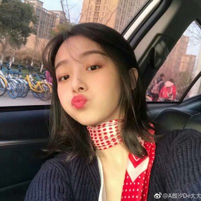 女生qq霸气头像短发图片