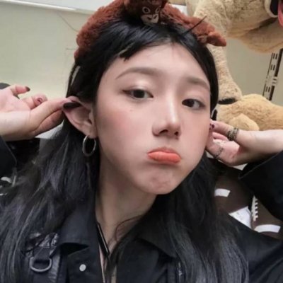 qq头像女生原宿风蓝色图片