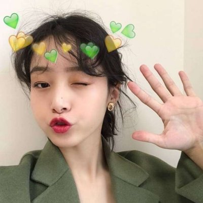 qq头像女生原宿风蓝色