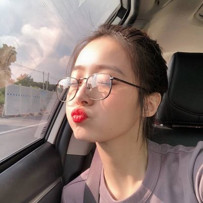 qq头像女生原宿风蓝色图片