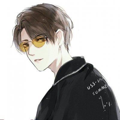 卡通头像简笔画男生图片