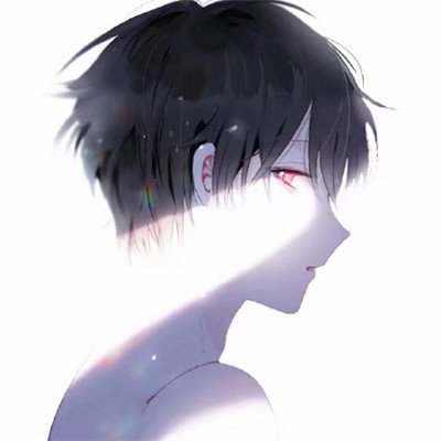 伤感动漫头像男生半裸腹肌图片头像