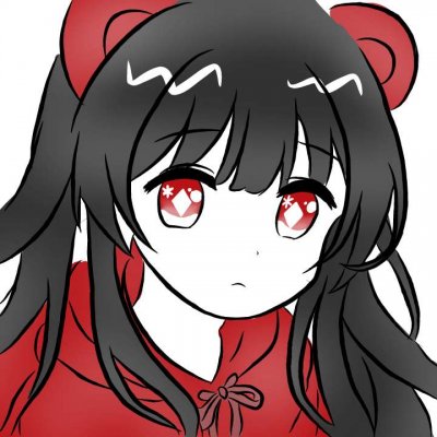 冷酷黑白动漫女生头像图片