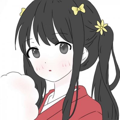 冷酷黑白动漫女生头像图片