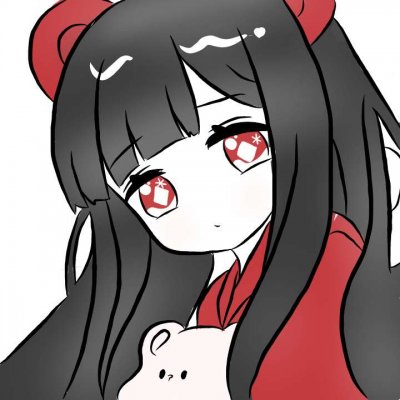 冷酷黑白动漫女生头像图片