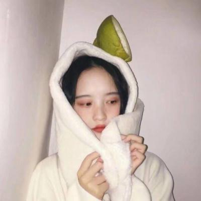 女生动漫黑白背影头像图片