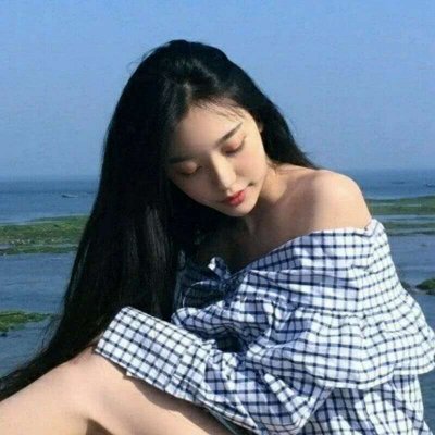 qq头像挡脸女生头像图片
