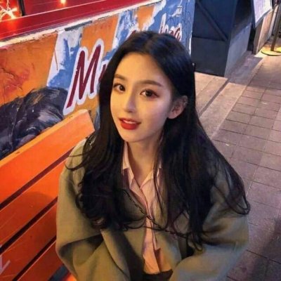 qq头像挡脸女生头像图片