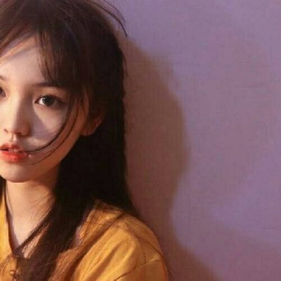 qq头像挡脸女生头像图片