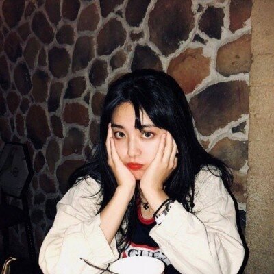qq头像挡脸女生头像图片
