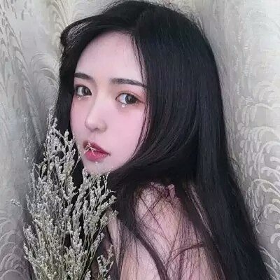 qq头像挡脸女生头像图片