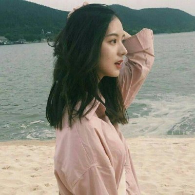 qq头像挡脸女生头像图片