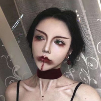 伤感图片短发女生头像图片