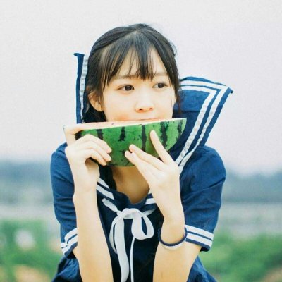 qq女生素描卡通头像图片