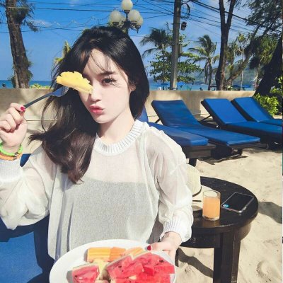 qq女生素描卡通头像图片