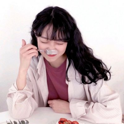 女生qq头像穿牛仔衣图片