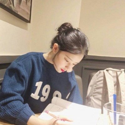 qq女生素描卡通头像图片