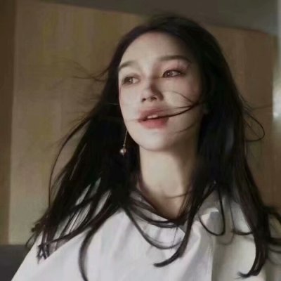 qq头像女生背景黑白图片