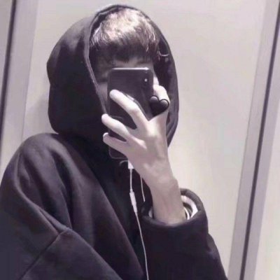 手机控霸气黑白男生带字头像超拽霸气十足图片