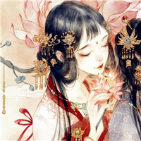 手绘古风姐妹唯美好看头像，体态修长妖妖艳艳勾人魂魄-卡通唯美好看头像