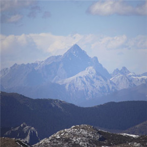 好看头像是雪山，连绵的雪山风景图片图片