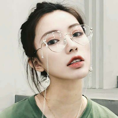 个性短发女生手绘头像图片