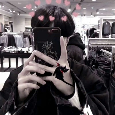 时尚欧美男生头像冷酷帅气侧脸图片
