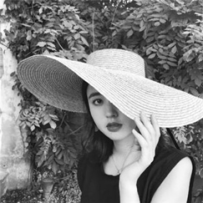 黑白长发女生低调头像图片图片