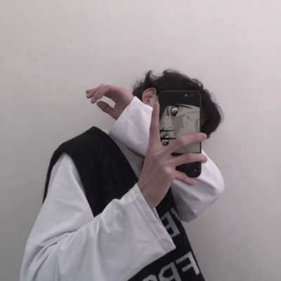 手机控头像可爱酷炫男生动漫头像一对图片