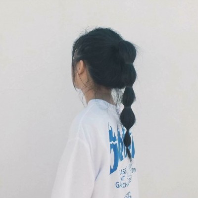个性网女生带白边头像图片