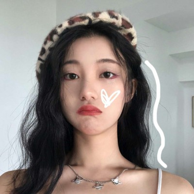 qq头像侧面女生头像图片