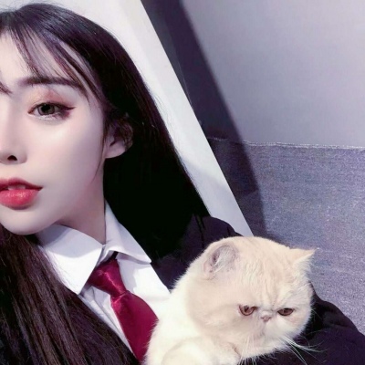 qq头像女生红色系魅惑图片
