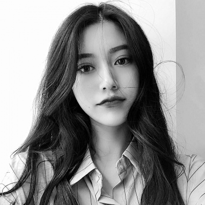 手绘女生头像彩色大全图片