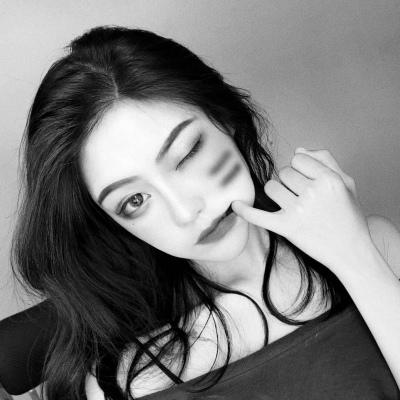 手绘女生头像彩色大全图片