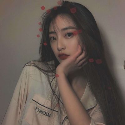 图中图女生带字qq头像图片