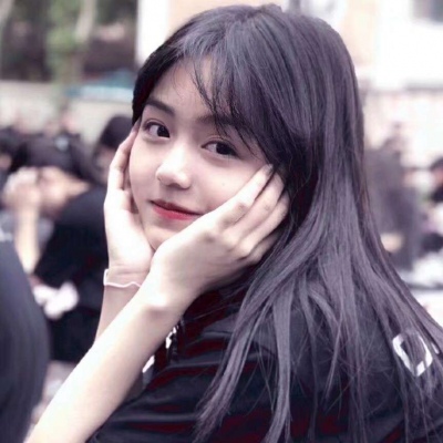 唯美女生头像侧脸短发图片