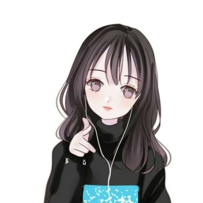 qq海边女生背影头像