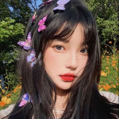 白发短发头像女生头像图片
