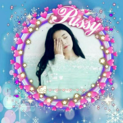 快手优质情侣唯美好看头像 个性圆形爱心组成的边框图片